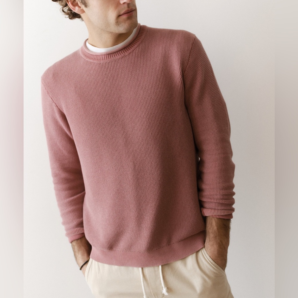 NWT Marine Layer Noah Rollneck Sweater in Withered Rose
